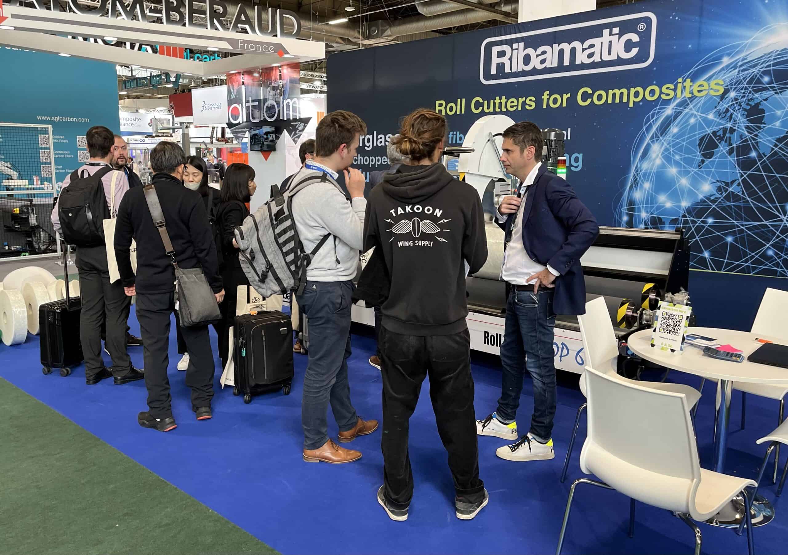 Ribamatic roll slitters for composites at JECWORLD