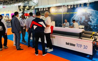 Material Roll Cutting machines at FESPA 2023